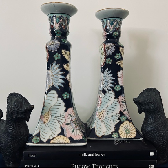 🛑SOLD🛑 A Pair of Vintage Neiman Marcus Candle Holders - Picture 4 of 6